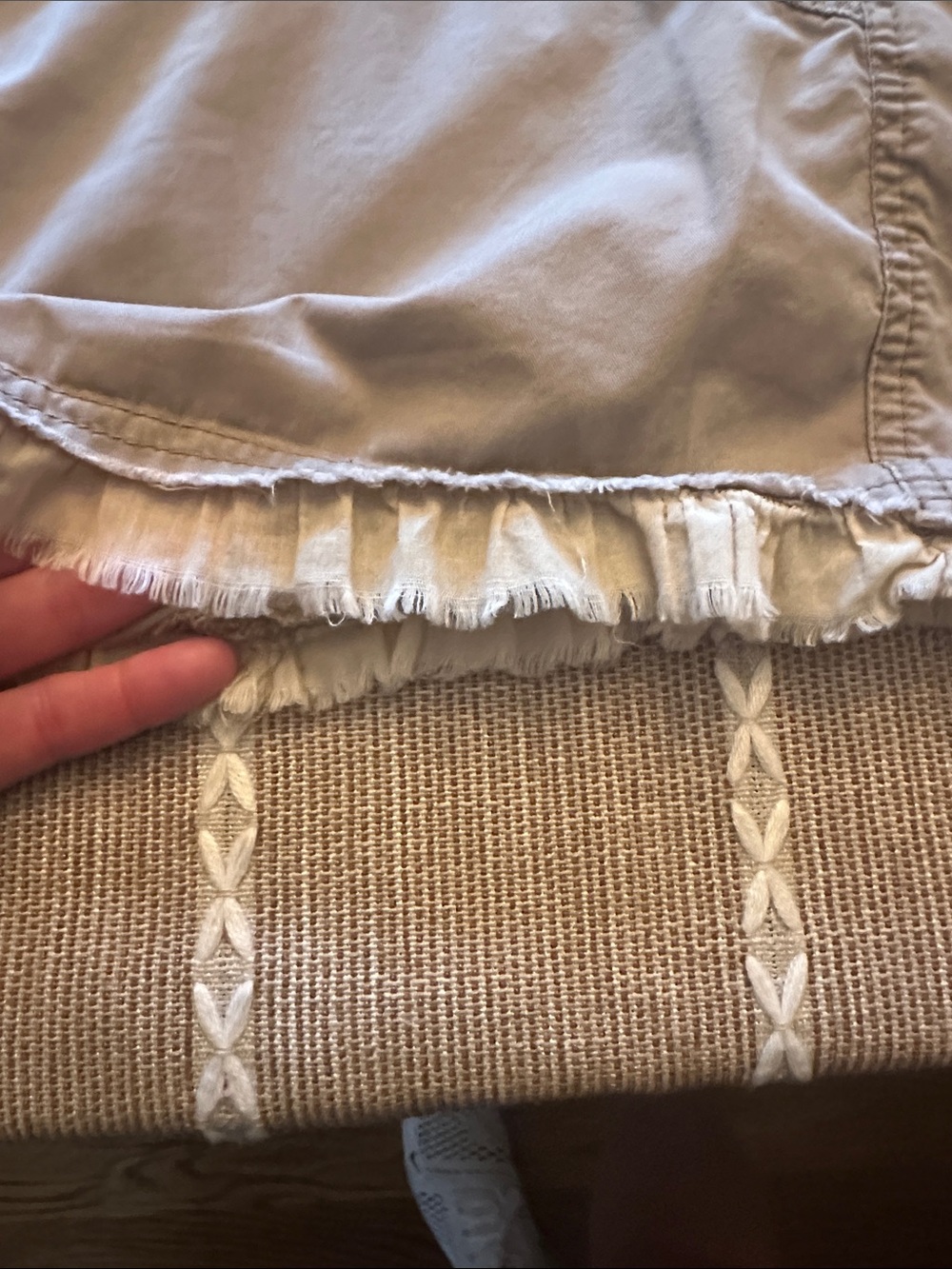 Casual Taupe Midi Skirt with Pocket Details - Picture 4 of 5